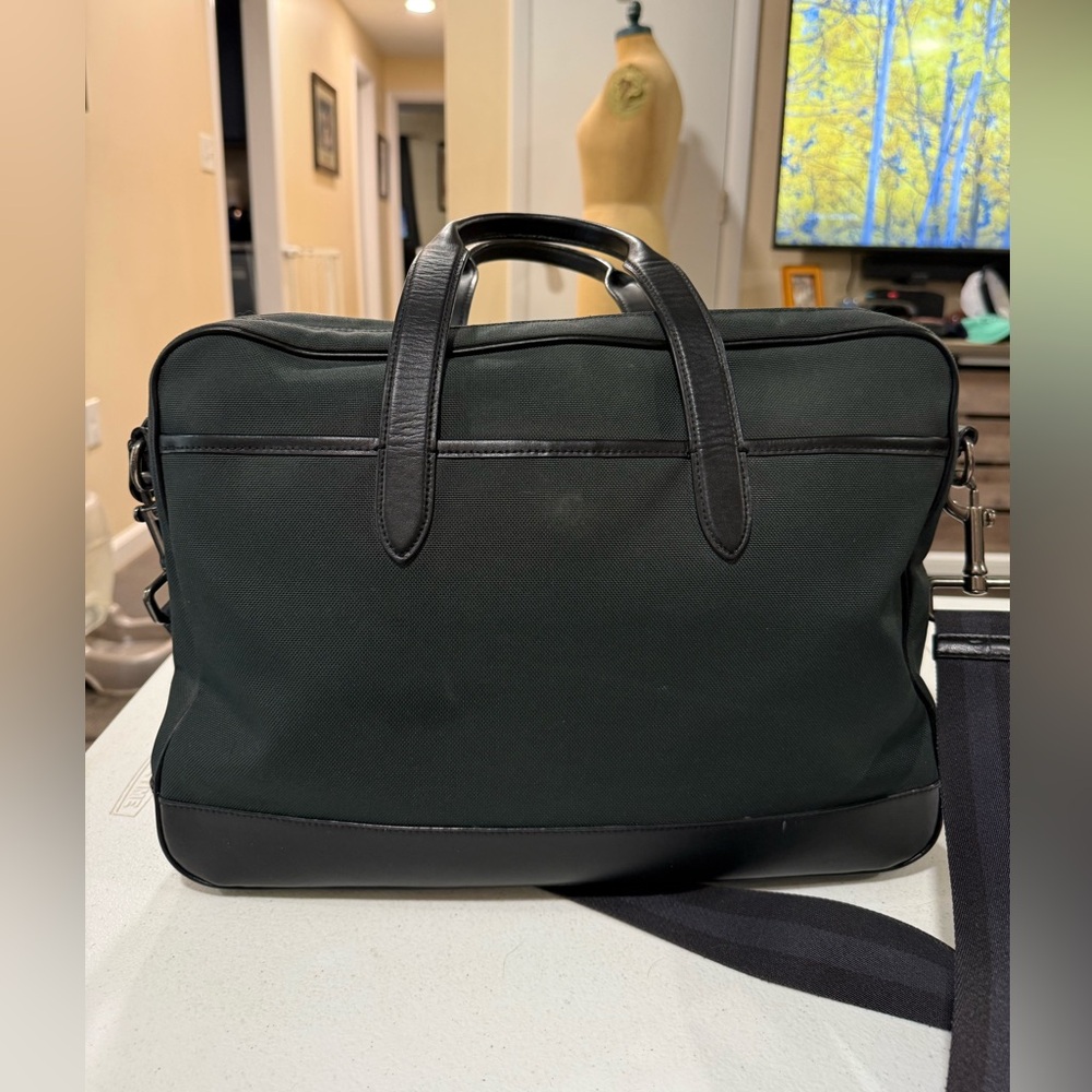 Coach Forest Green and Black Hamilton Briefcase Bag - Picture 6 of 16